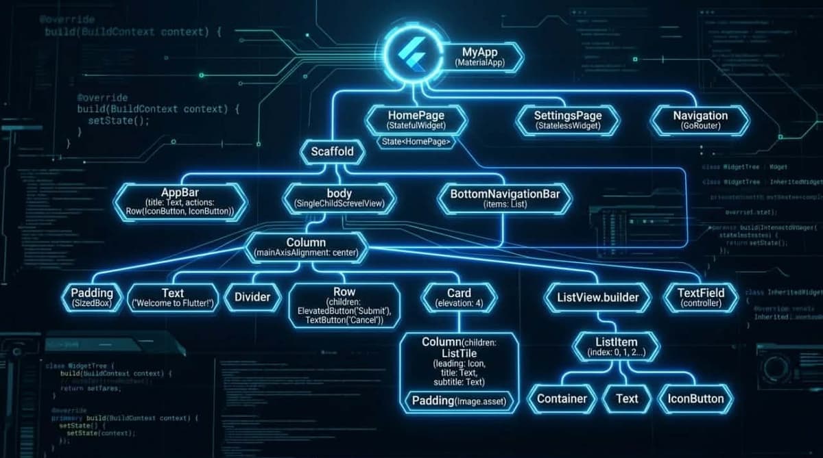 Flutter Widget Tree Architecture